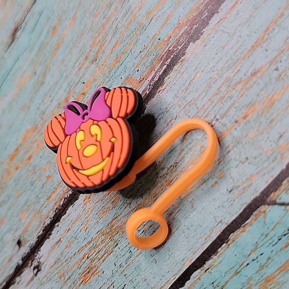 Minnie Mouse Pumpkin Straw Topper - Picture 5 of 5